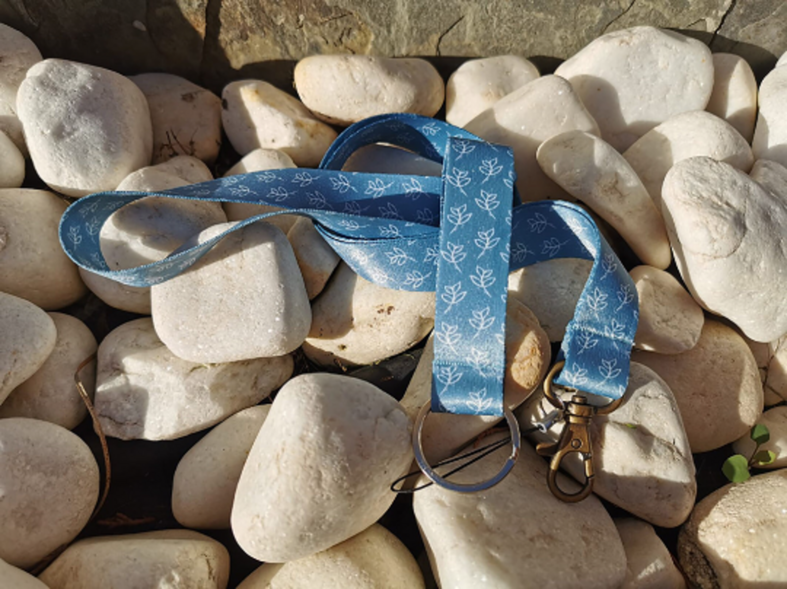 Lanyard floral "Lily", cordón de correa para el cuello y llavero - 2